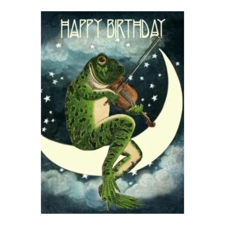 Felicitare B6 cu envelopa, Madame Treacle, 125x175mm, hartie Fenner Omnia Natural, certificat FSC