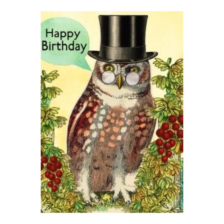 Felicitare B6 cu envelopa, Madame Treacle, 125x175mm, hartie Fenner Omnia Natural, certificat FSC