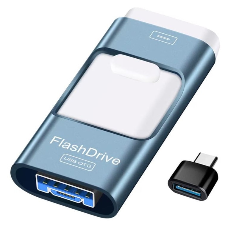 Flash drive USB 4 in 1 16 GB Lightning, Micro USB, USB-C - eMAG.ro