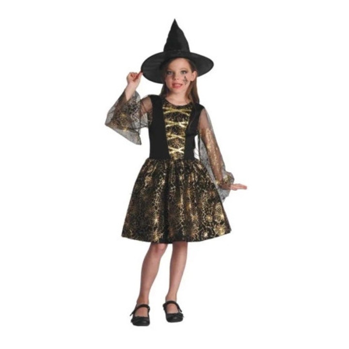 Costum carnaval Czarownica, MADEJ, rochie, palarie, marime S