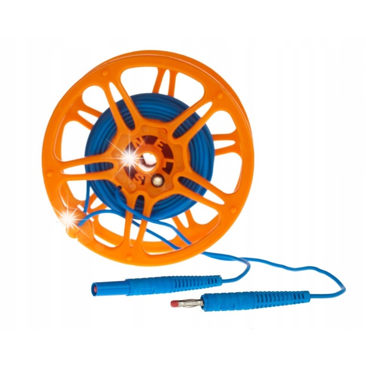 Cabluri de masurare set 25m, Sonel, wtyki bananowe, albastru