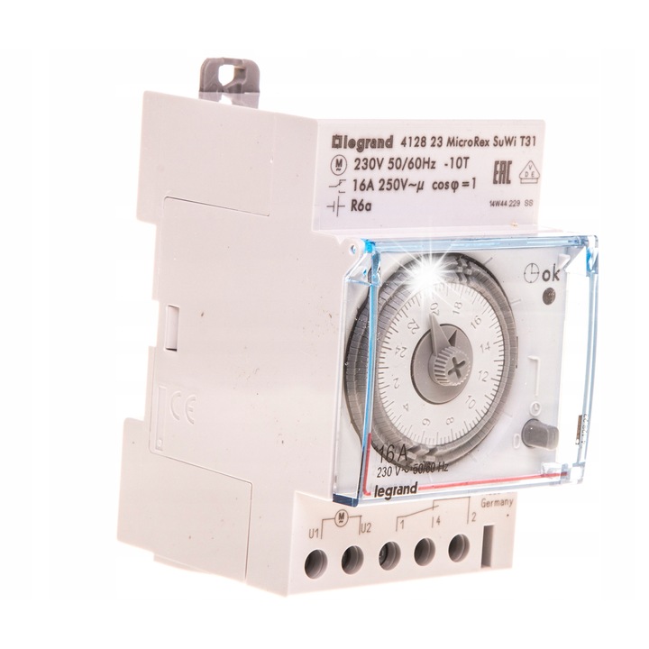 Programator analogic 16A, 1 canal, 90x53x50mm, IP20