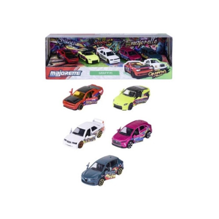 Majorette Graffiti kisautó szett, 5 db