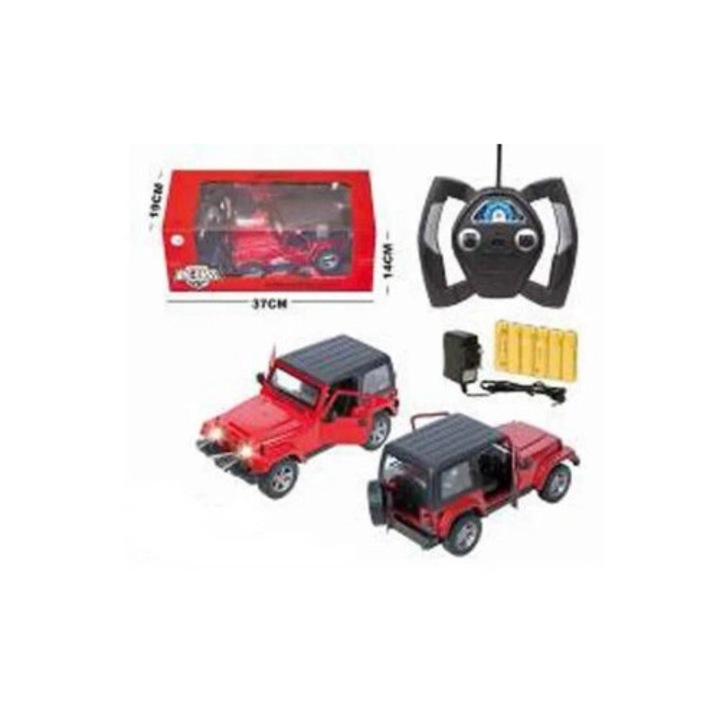 Masinuta cu telecomanda, MAKSIK, metalica, lumini, 37x19x14cm