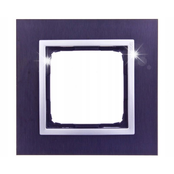 Rama foto clasica, metal inox, 1 unitate, 1013, montaj orizontal si vertical