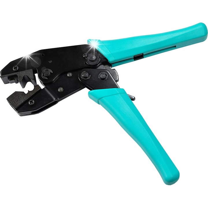 RJ45 krimpelő fogó, ALANTEC, kat. 6, 6a, 7, fém, ergonomikus