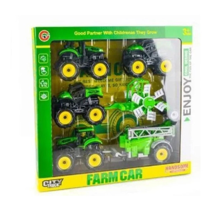 MAKSIK 9871-10 játék traktor, mérete 30x15x10cm