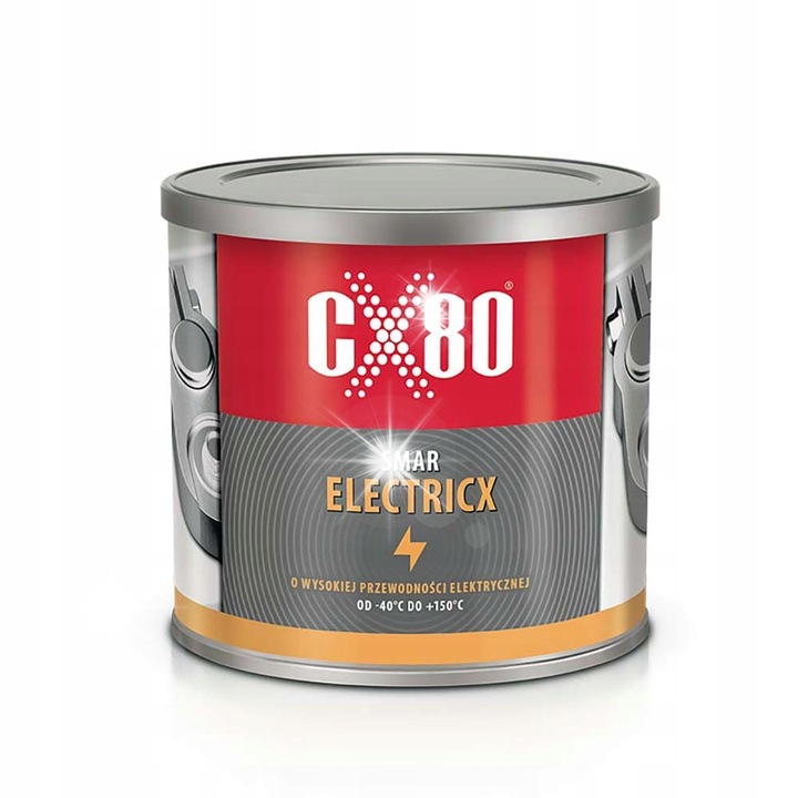 Vaselina conductiva CX80 ELECTRICX 500g, rezistent la temperaturi ridicate, buna conductivitate, pentru masini si elemente electrice