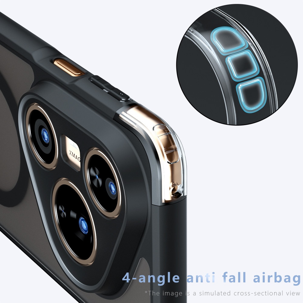 Husa pentru Huawei Pura 80 Ultra - Techsuit PureFrost MagSafe - Frosted Black