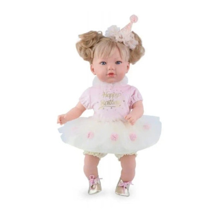 Alina baba, Marina&Pau, 45cm, balerina, rózsaszín, komplett szett