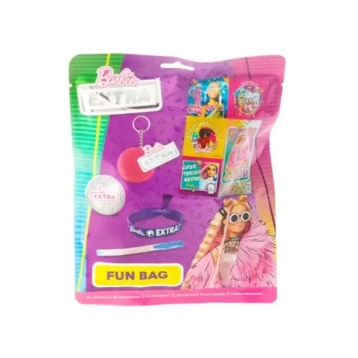 Barbie Extra meglepetés szett, babák, kiegészítők, többszínű