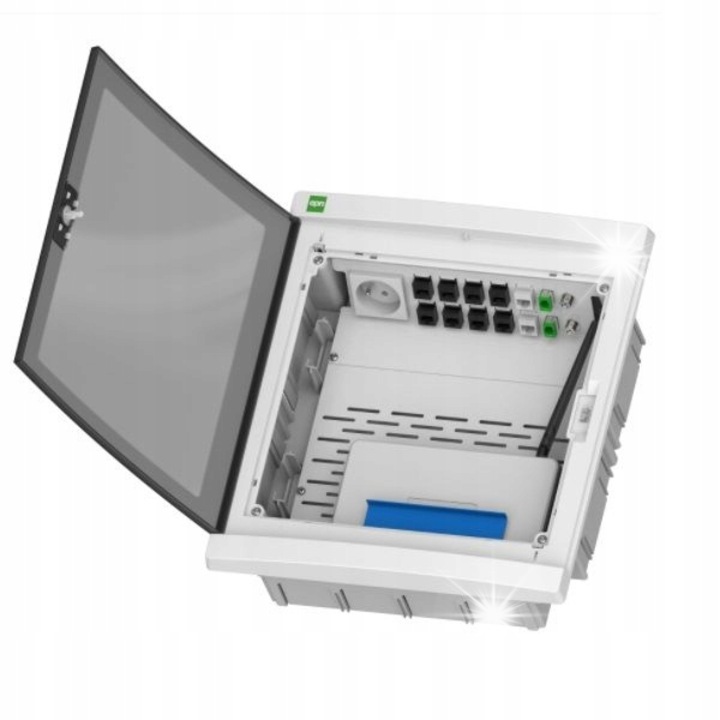 Tablouri electrice Elegant RP 2X12 IP40, 2 randuri, alb, 310x104x350mm