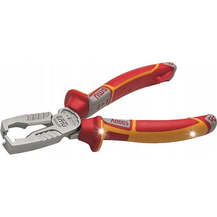 NWS szigetelőfogó, 180mm hosszú, O 8mm-től O 13mm átmérőjű kábelekhez, speciális acél, 1000V