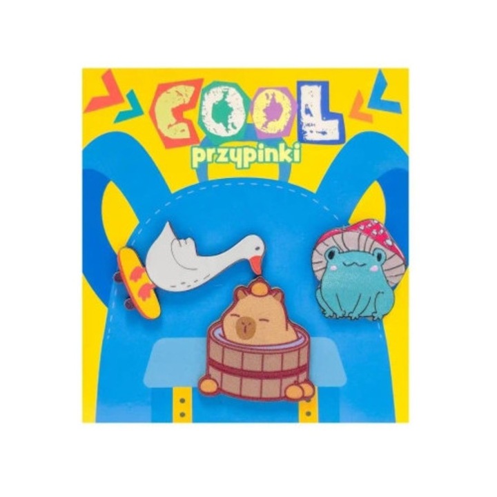 Set insigne cool pentru copii, MCD, 3 buc