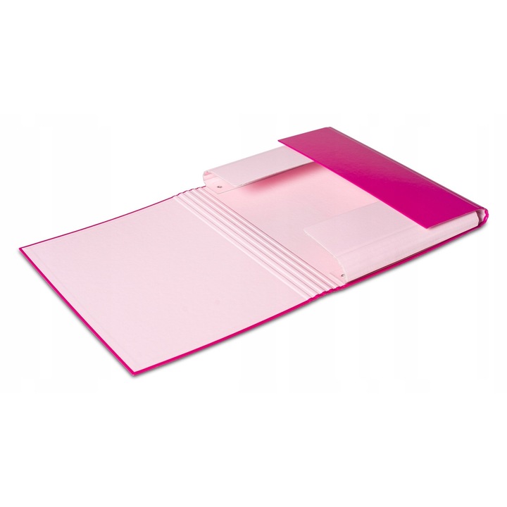 Dosar Carton DUO COLOURS A4 cu Elastic, Roz