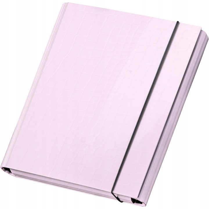 Dosar A4 cu elastic PasteLove, roz pastel, VauPE