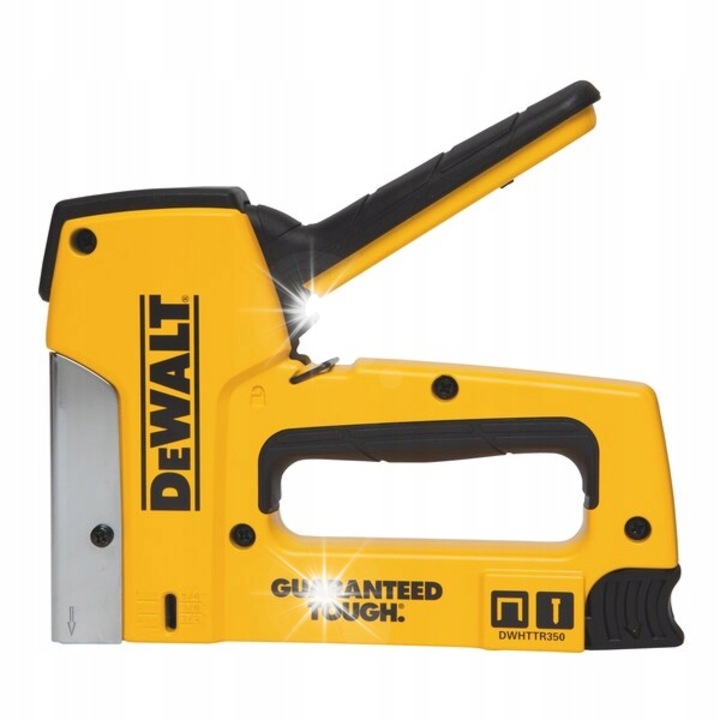 Capsator 2in 1 DeWalt, aluminiu, 4.32x17.78x26.67cm, galben/negru