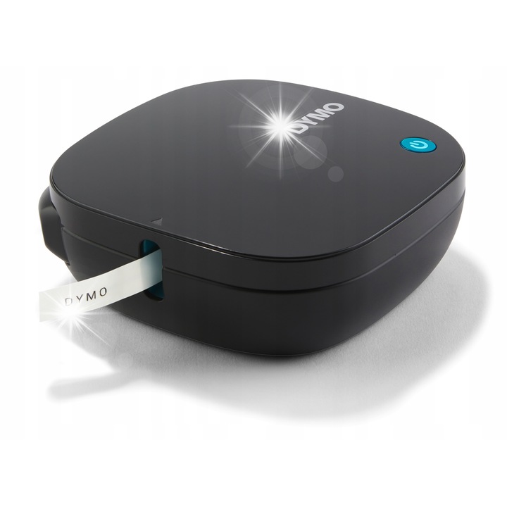 Принтер за етикети, DYMO LetraTag 200B, компактен, бял, 12x12x4см, комплект с лента Dymo 12мм x 4м