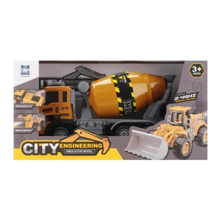 Betonita Mega Creative, design realistico, lumini si sunete, 24x12x8cm, set cu pilot