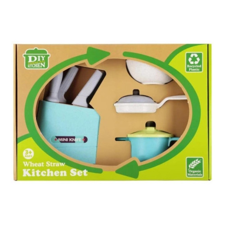 Set nacalii pentru copii, Mega Creative, 9 piese, design colorat, 35x24x11cm