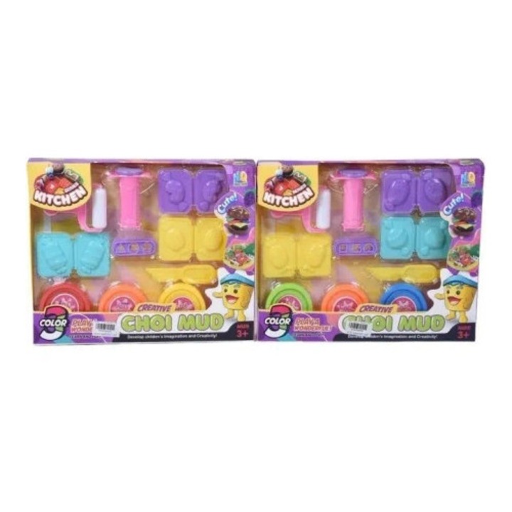 Creative Choi Mud gyurma szett, Merkpol, 3 szín, kiegészítőkkel