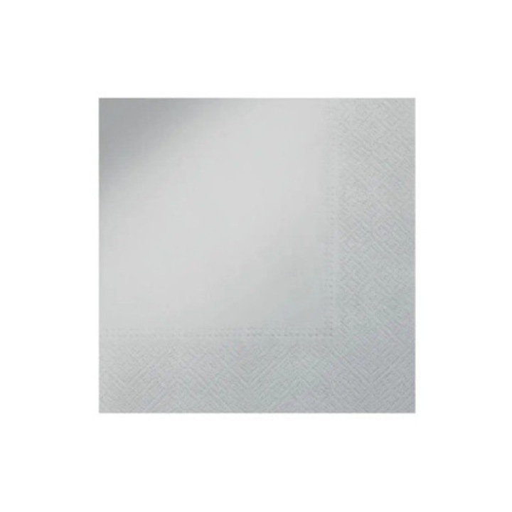 Servetele MFP, 33x33cm, trei straturi, argintii