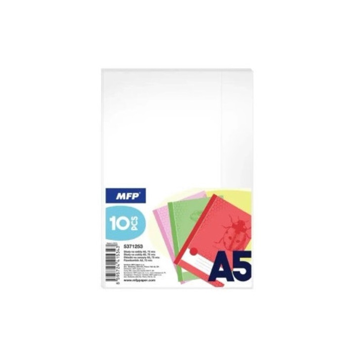 Set 10 coperti A5, MFP, 70mic, Transparent