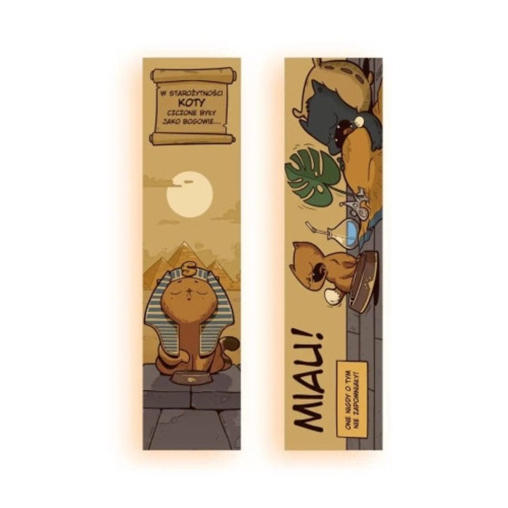 Marcaj de carte - Bogii, Molom, metalic-silver, 50x200mm