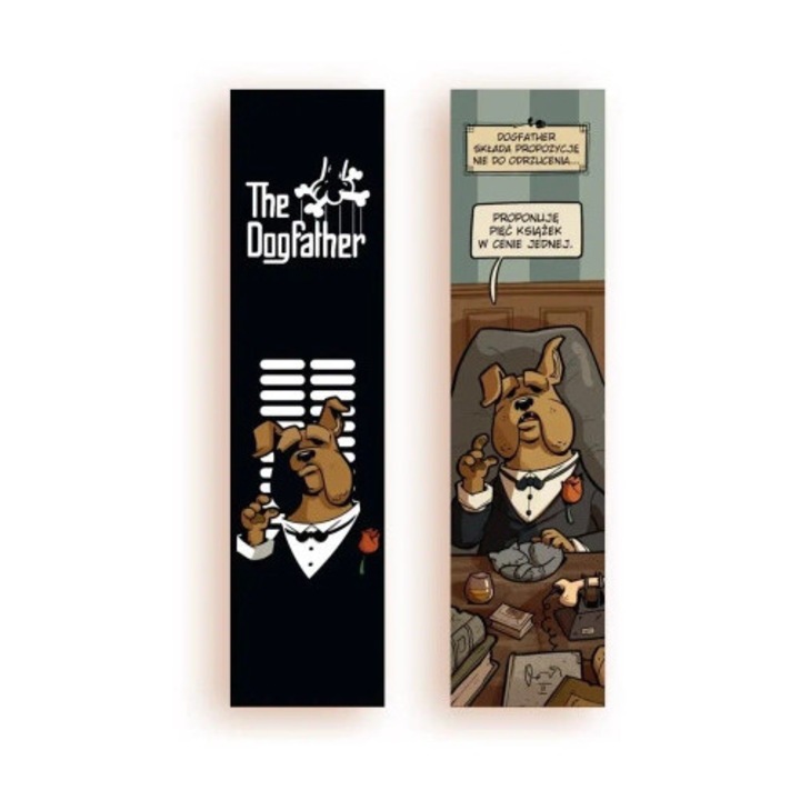 Marca: Molom, Semn de carte din carton metalizat argintiu, 50x200mm