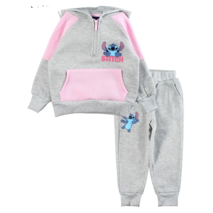 Trening pentru fete Lilo si Stitch, roz, Gri