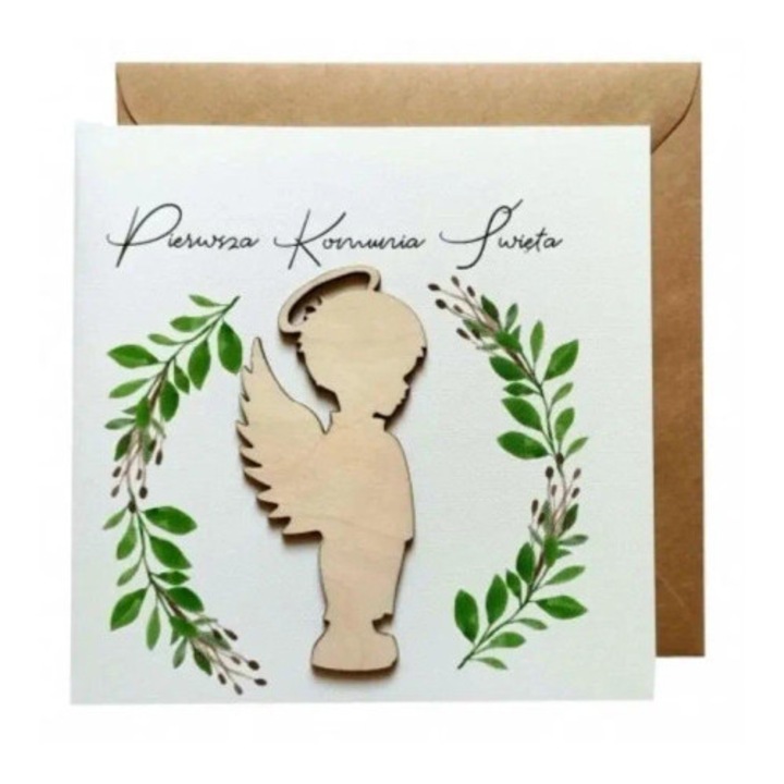 Felicitare Naem, Prima Comunie, mesaj special, 10x15cm