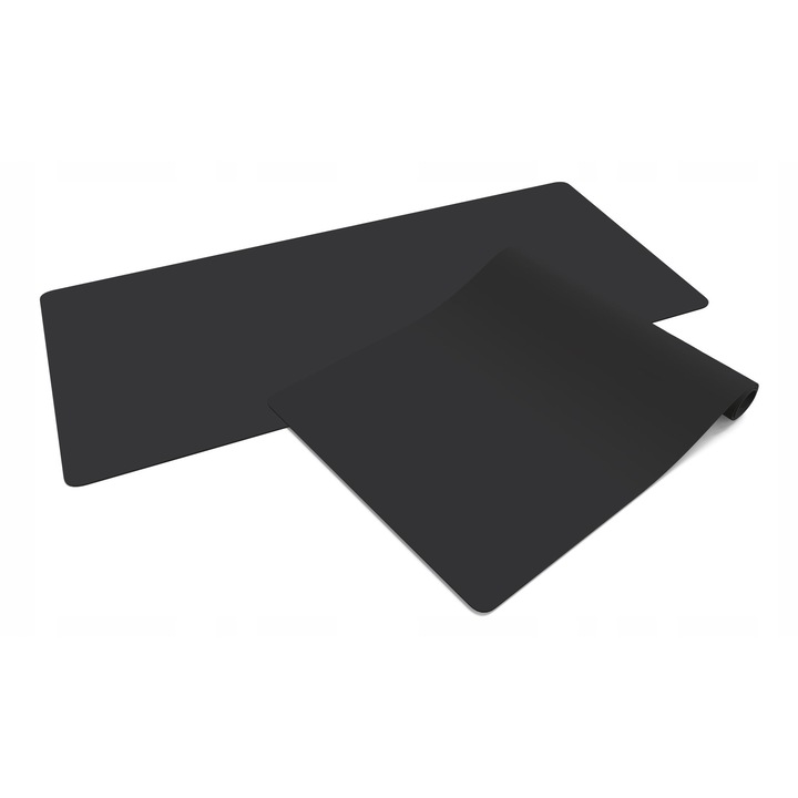 Подложка за мишка Playmaty, 90x40 см, черна, за игри и офис, против плъзгане