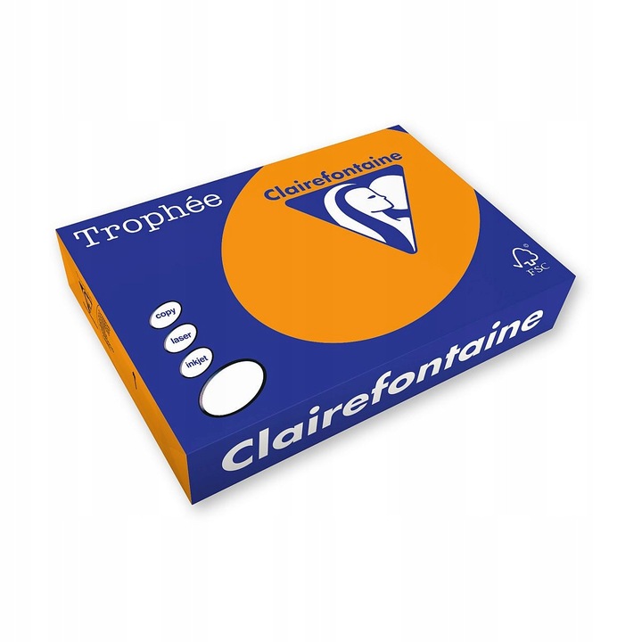 Хартия Clairefontaine 1761 A4 80g оранжева, 500 листа
