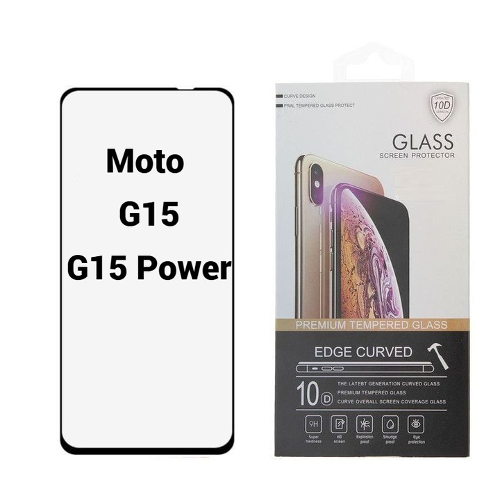 Folie Protectie Ecran 10D pentru Motorola Moto G15 / G15 Power