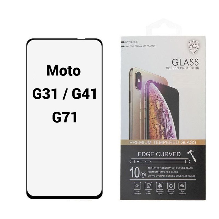 Folie Protectie Ecran 10D pentru Motorola Moto G31 / G41 / G71