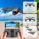 IUni M10 Дрон с 2 Камери, Wi-Fi FPV, Сгъваем, Предаване на Живо на Телефон