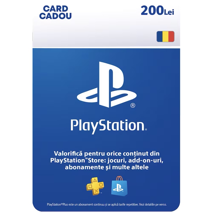 Card PlayStation 200 ron