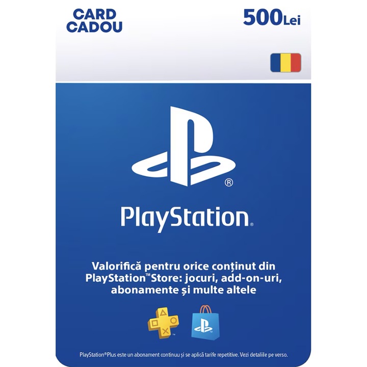Card PlayStation 500 ron