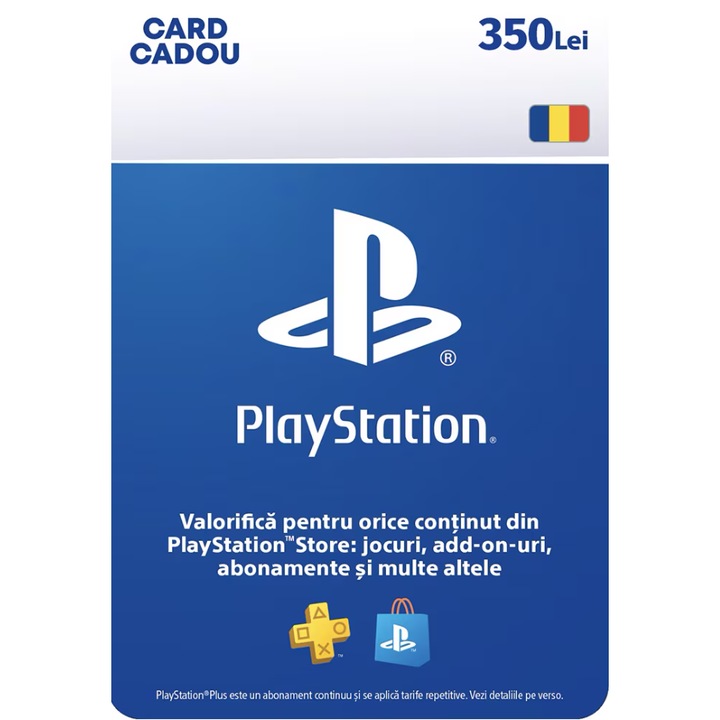 Card PlayStation 350 ron
