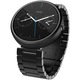 Ceas Smartwatch Motorola Moto 360, Black Metal