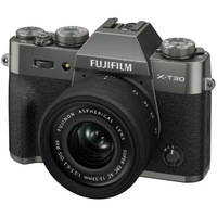 Aparat Foto Mirrorless Fujifilm X-T30 III, 26.1MP + Obiectiv XC 13-33mm, Charcoal Silver