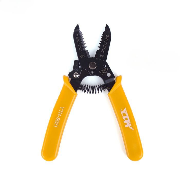 Cleste flexibil, 0, 6–2, 6 mm, economiseste efortul, materiale de calitate superioara, galben