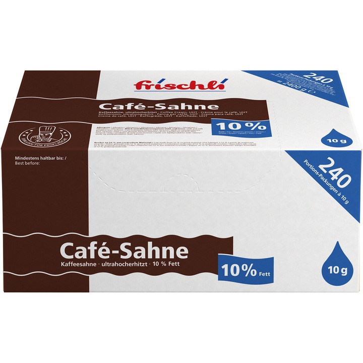Lapte pt cafea Frischli 10% grasime 20 folii