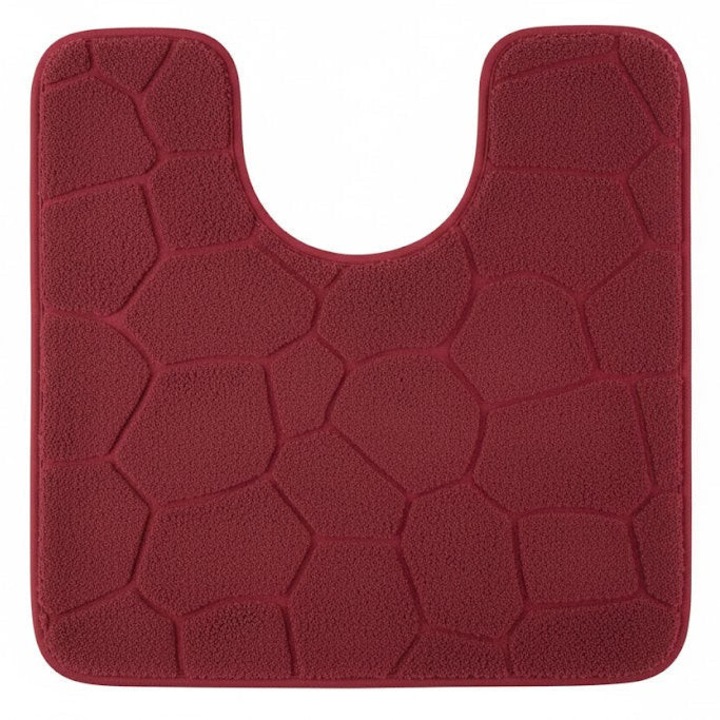 Covorase baie Olivy, tip U, Microfibra, 45x45 cm, mov imperial