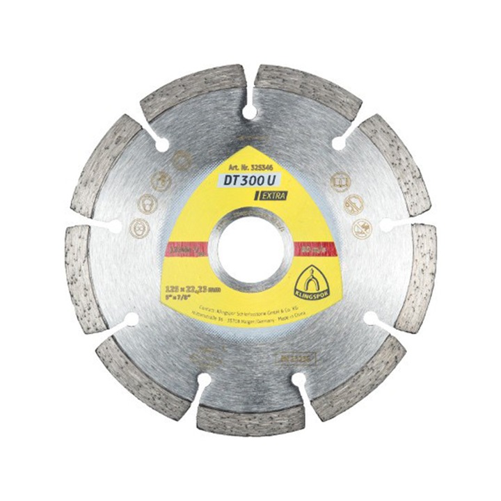 Gyémánttárcsa szegmentált 230mm Dt300u