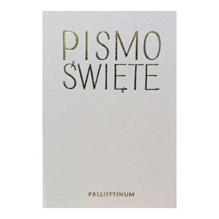 Biblia Pielgrzyma, Pallottinum, oprawa alba, 13x18cm, paginatoare