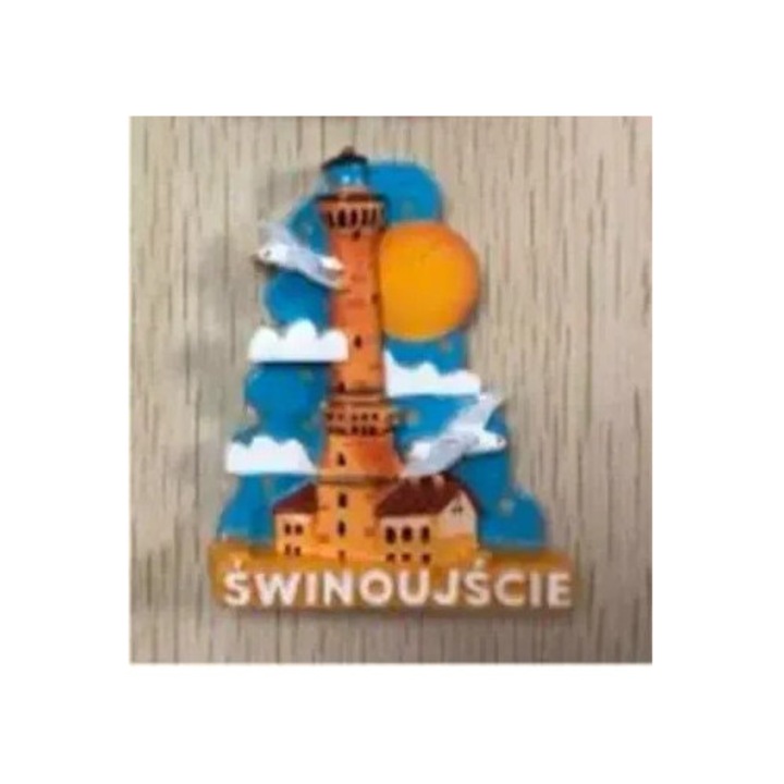 Magnet decorativ I love Poland Swinoujscie, Pan Dragon
