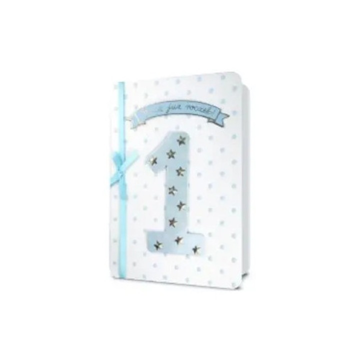 Felicitare Pan Dragon, karnet urodziny, decorata, cu 3D, multicolor, set cu envelopa