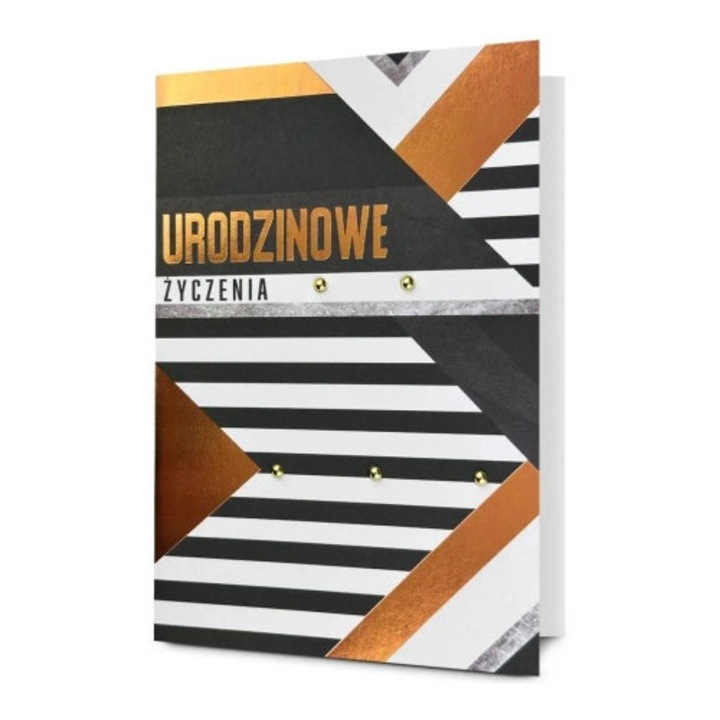 Felicitare Urodziny, Pan Dragon, decorata, cu 3D, multicolor, set cu envelopa