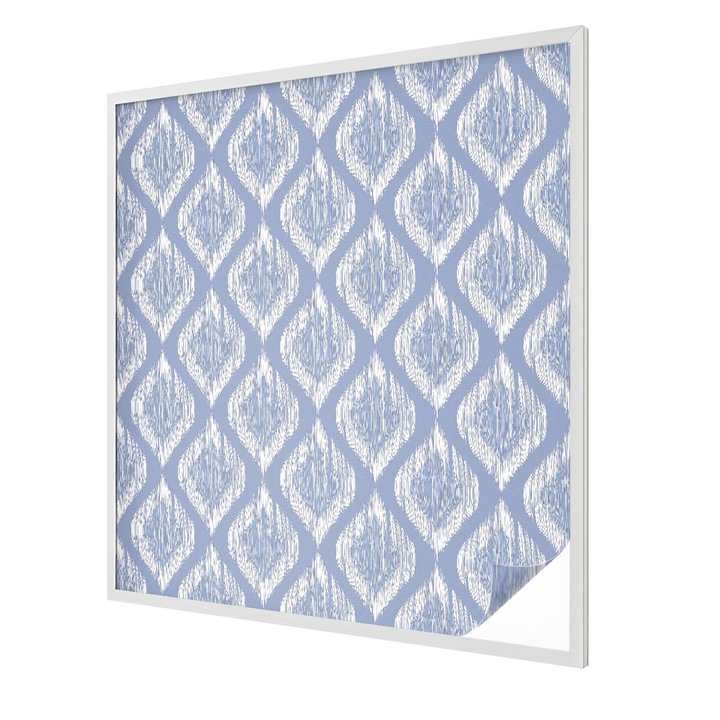 Autocolant Folie Autoadeziva Decorativa, Tulup, Un model geometric cu o nota proaspata, Geam Vitraliu, 100x100 cm, Ideal Pentru Decor Interior, 010450850020000033400